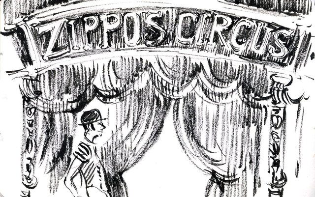 zippos circus - entrance to the ring