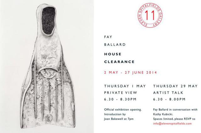 Flyer for the exhibition and artist talk. Image copyright: Fay Ballard.