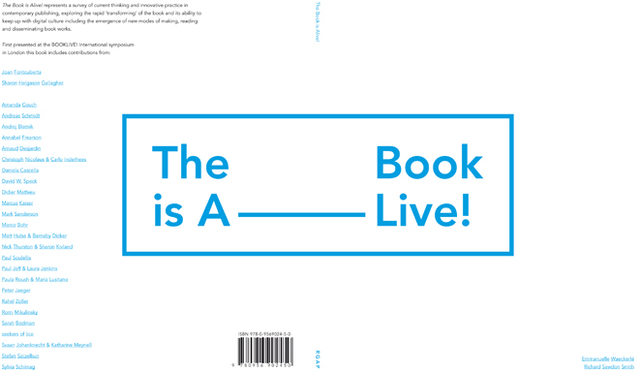 The book is alive! - front cover