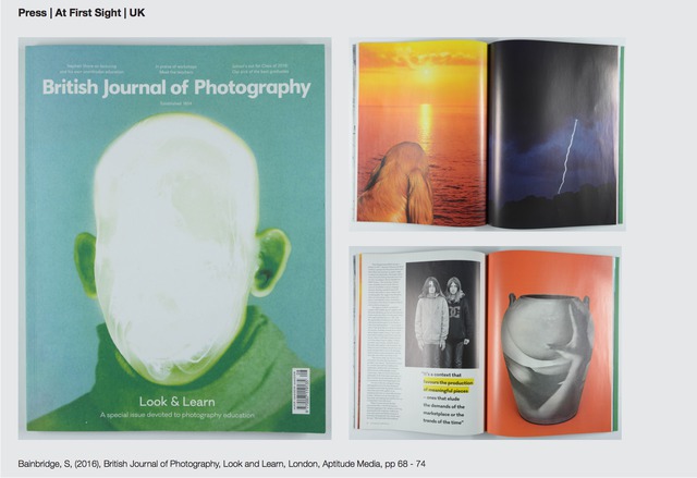 Bainbridge, S, (2016) British Journal of Photography, Look and Learn, London, Aptitude Media, pp 68 - 74