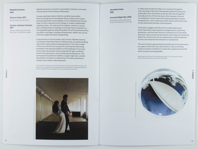 Exhibition Catalogue, New Observatory, FACT Gallery, Liverpool, 2017