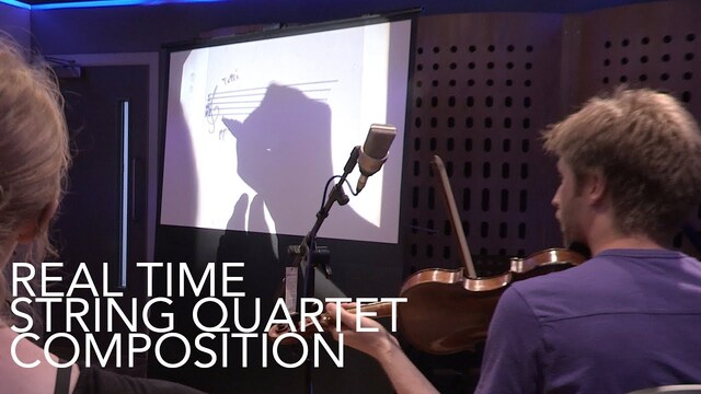 Live Composition with String Quartet