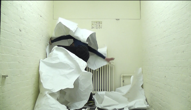 Still from 'cell /bad drawing' performance