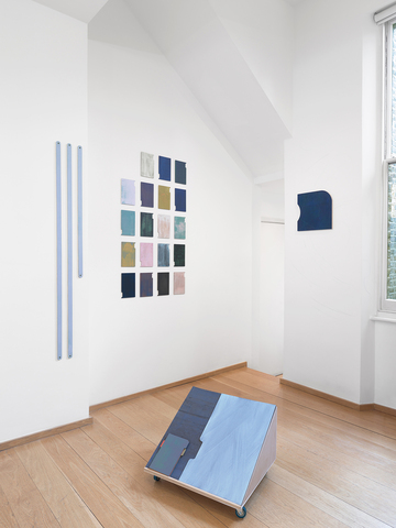 Diagramming: the space of a painting, the space of a room - installation view