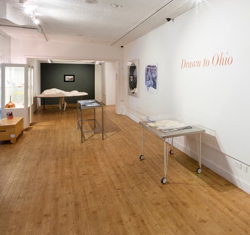 View of installation at 'Drawn to Ohio' Exhibition