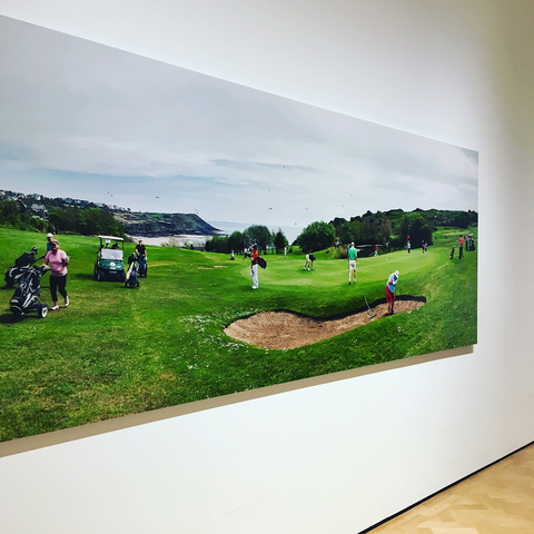 Installation of Langland's Bay Golf Course from the series The Moon and a Smile