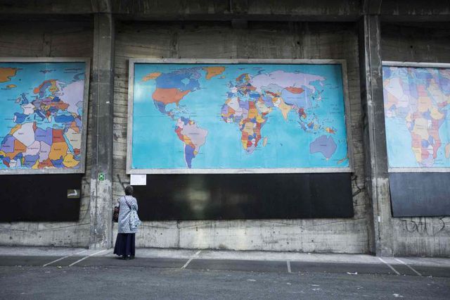 Tam Joseph Hand Made Map of the World