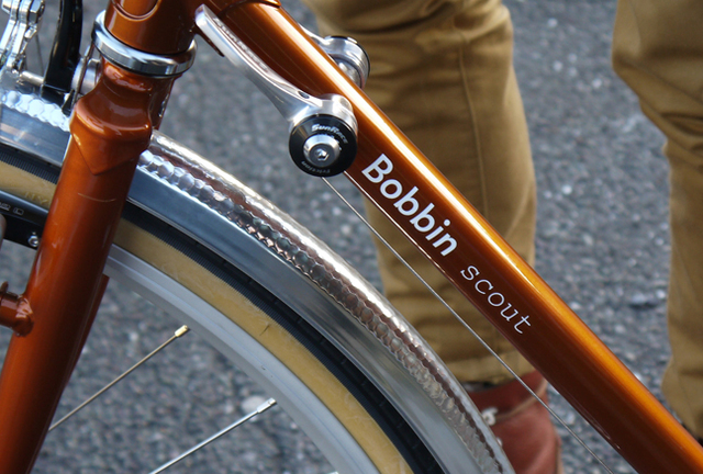 Bobbin logo application to bicycles
