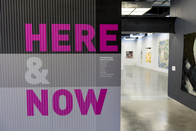 Here & now: exhibition entrance