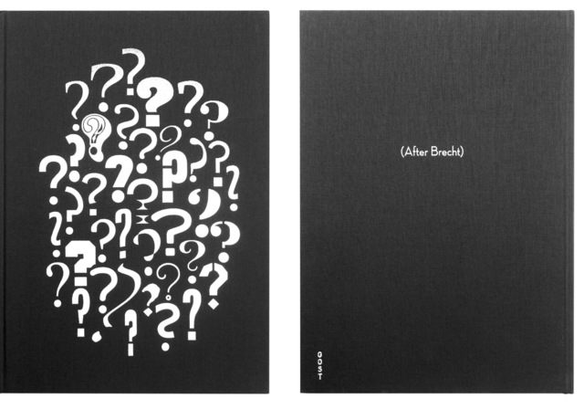 Questions (after Brecht) - front and back cover