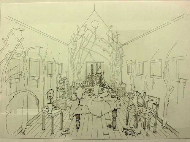 Banquet drawing from inside 1